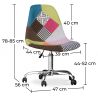 Buy Brielle Office Chair - Patchwork Simona  Multicolour 59866 - prices