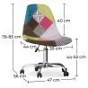 Buy Brielle Office Chair - Patchwork Simona  Multicolour 59866 - prices