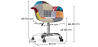 Buy Emery Office Chair - Patchwork Patty  Multicolour 59867 - prices