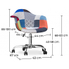 Buy Emery Office Chair - Patchwork Pixi  Multicolour 59868 - prices