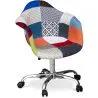 Buy Emery Office Chair - Patchwork Pixi  Multicolour 59868 home delivery