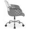 Buy Emery Office Chair White And Black - Patchwork  White / Black 59870 with a guarantee