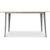 Buy Bistrot Metalix Industrial Dining Table - 140 cm - Light Wood Steel 59876 - prices