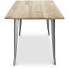 Buy Bistrot Metalix Industrial Dining Table - 140 cm - Light Wood Steel 59876 in the Europe