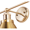 Buy 3-Light Metal Cover Sconce Wall Lamp Gold 59883 home delivery