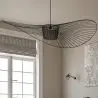 Buy Hanging Lamp Vertice - Metal - 140cm Black 59884 - in the EU