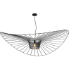Buy Hanging Lamp Vertice - Metal - 140cm Black 59884 - prices
