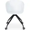 Buy Design Office Chair with Wheels White 59885 - in the EU