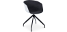 Buy Design White Padded Office Chair with Armrests  Dark grey 59889 at MyFaktory