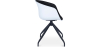 Buy Design White Padded Office Chair with Armrests  Dark grey 59889 in the Europe