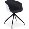 Buy Design White Padded Office Chair with Armrests  Dark grey 59889 - prices