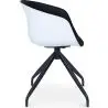 Buy Design White Padded Office Chair with Armrests  Dark grey 59889 in the Europe