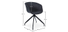 Buy Design Black Padded Office Chair with Armrests Dark grey 59890 in the Europe