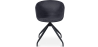 Buy Design Black Padded Office Chair with Armrests Dark grey 59890 - prices