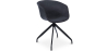 Buy Design Black Padded Office Chair with Armrests Dark grey 59890 at MyFaktory