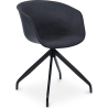 Buy Design Black Padded Office Chair with Armrests Dark grey 59890 - prices