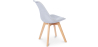Buy Scandinavian Padded Dining Chair Light grey 59892 with a guarantee