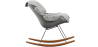 Buy Scandinavian Design Padded Rocking Chair Grey 59895 in the Europe