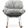 Buy Scandinavian Design Padded Rocking Chair Grey 59895 - in the EU