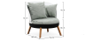 Buy Scandinavian Design Armchair - Shalma Green 59896 in the Europe