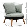 Buy Scandinavian Design Armchair - Shalma Green 59896 in the Europe