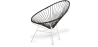 Buy Acapulco Chair - White Legs Black 58295 in the Europe
