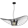 Buy Hanging Lamp Vertice - Metal - 80cm Black 59903 - prices