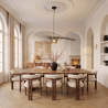 Buy Hanging Lamp Vertice - Metal - 100cm Black 59905 in the Europe