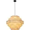 Buy Wooden Design Hanging Lamp Natural wood 59907 - in the EU