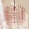 Buy Wire Structure Hanging Lamp Rose Gold 59909 - prices