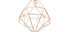 Buy Diamond Retro Style Pendant Lamp Gold 59910 home delivery