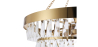 Buy Chandelier Hanging Lamp Vintage Style Crystal and Metal - Ania Gold 59929 in the Europe