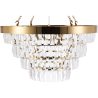 Buy Chandelier Hanging Lamp Vintage Style Crystal and Metal - Ania Gold 59929 home delivery