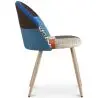 Buy Dining Chair - Upholstered in Patchwork - Scandinavian Style - Bennett  Multicolour 59936 home delivery
