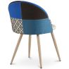Buy Dining Chair - Upholstered in Patchwork - Scandinavian Style - Bennett  Multicolour 59936 in the Europe