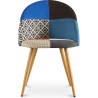 Buy Dining Chair - Upholstered in Patchwork - Scandinavian Style - Bennett  Multicolour 59936 - in the EU