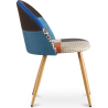 Buy Dining Chair - Upholstered in Patchwork - Scandinavian Style - Bennett  Multicolour 59936 at MyFaktory