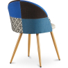 Buy Dining Chair - Upholstered in Patchwork - Scandinavian Style - Bennett  Multicolour 59936 in the Europe
