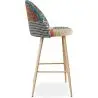 Buy Patchwork Upholstered Stool - Scandinavian Style - Bennett  Multicolour 59943 - prices