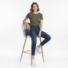 Buy Patchwork Upholstered Stool - Scandinavian Style - Black and White - Bennett  White / Black 59947 at MyFaktory