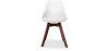 Buy Brielle Scandinavian design Premium Chair with cushion - Dark Legs White 59953 home delivery