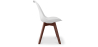 Buy Brielle Scandinavian design Premium Chair with cushion - Dark Legs White 59953 in the Europe