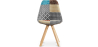 Buy Dining Chair Brielle Upholstered Scandi Design Wooden Legs Premium - Patchwork Amy Multicolour 59960 - prices