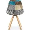 Buy Dining Chair Brielle Upholstered Scandi Design Wooden Legs Premium - Patchwork Amy Multicolour 59960 home delivery