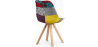 Buy Dining Chair Brielle Upholstered Scandi Design Wooden Legs Premium - Patchwork Jay Multicolour 59962 home delivery