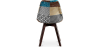 Buy Dining Chair Brielle Upholstered Scandi Design Dark Wooden Legs Premium New Edition - Patchwork Amy Multicolour 59965 - in the EU