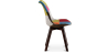 Buy Dining Chair Brielle Upholstered Scandi Design Dark Wooden Legs Premium New Edition - Patchwork Fiona Multicolour 59966 home delivery