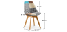 Buy Dining Chair Brielle Upholstered Scandi Design Wooden Legs Premium New Edition - Patchwork Amy Multicolour 59970 - in the EU