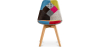 Buy Dining Chair Brielle Upholstered Scandi Design Wooden Legs Premium New Edition - Patchwork Fiona Multicolour 59971 - in the EU