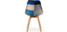 Buy Dining Chair Brielle Upholstered Scandi Design Wooden Legs Premium New Edition - Patchwork Piti Multicolour 59973 - in the EU